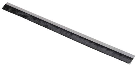 326-9820 RS Pro Aluminium, Nylon Black Brush Strip, 45mm x 8.5mm x 7.6mm