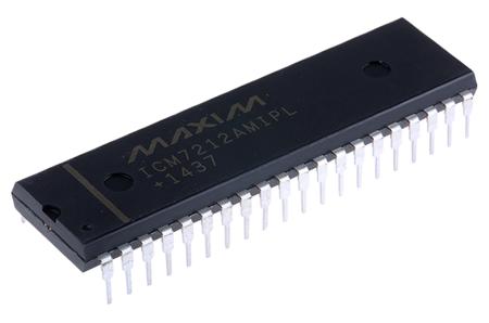 ICM7212AMIPL+ Maxim Integrated  PDIP Display Driver, 28 Segment, 40 Pin, (Maximum) 5.5 V