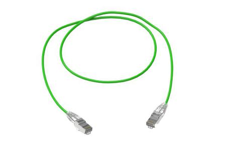 RJ45SPC6A-04-0M-GN HellermannTyton Connectivity RJ45SPC6A, 4 m Ethernet Cable, Green Screened Polyurethane Sheath