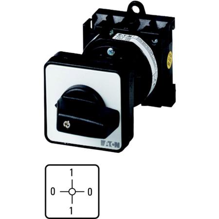 083932-T0-1-15108-Z Eaton, 2P 2 Position 90° On-Off Cam Switch, 690V (Volts), 20A, Door Coupling Rotary Drive Actuator