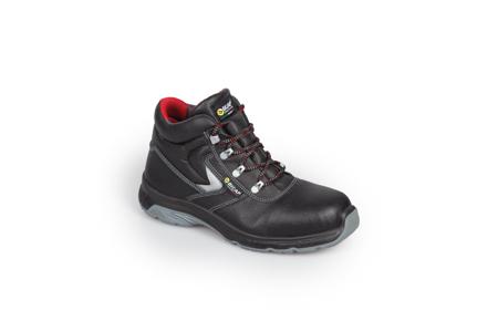 J4678-2B-K-4-S3-SRC-45 Bicap Sparrow Unisex Black Composite Toe Capped Safety Shoes, UK 10.5, EU 45