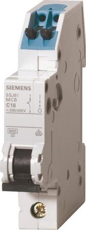 5SJ6113-7KS Sentron 5SJ6 MCB Mini Circuit Breaker 1P, 13 A, 6 kA, Curve C