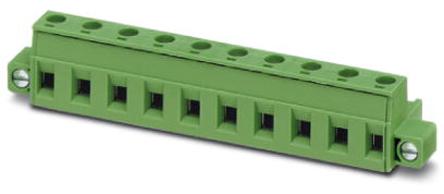 1858808 Phoenix Contact, 7.62mm Pitch, GMSTB 2.5/ 6-STF-7.62, 6 Way, , Pluggable Terminal Block, Plug, Cable Mount, Screw