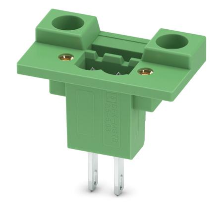 0710170 Phoenix Contact, 5.08mm Pitch, DFK-MSTB 2.5/ 2-GF-5.08, 2 Way, , Pluggable Terminal Block, Feed Through Header, Panel