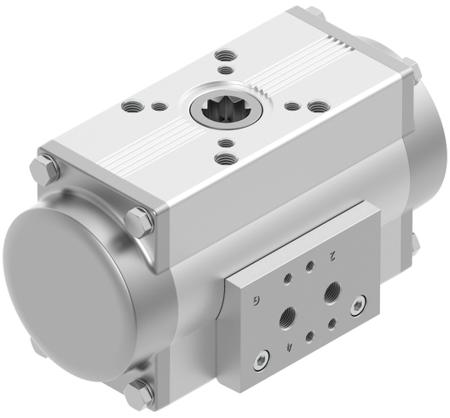 DFPD-40-RP-90-RS60-F04-R3-EP Festo DFPD Series 2 → 8 bar Single Action Pneumatic Rotary Actuator, 90 Rotary Angle