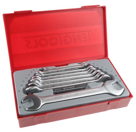 TT6208 Teng Tools 8 Piece Chrome Vanadium Combination Spanner Set