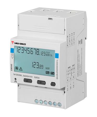 EM540DINAV23XS1PFA70 Carlo Gavazzi 3 Phase Backlit LCD Energy Meter, Type Energy Meter