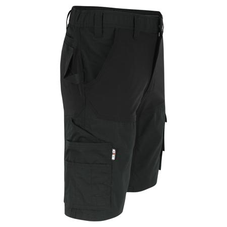 23MBM1901BK-38 Herock 23MBM1901 Black Polyester Work shorts, 38in