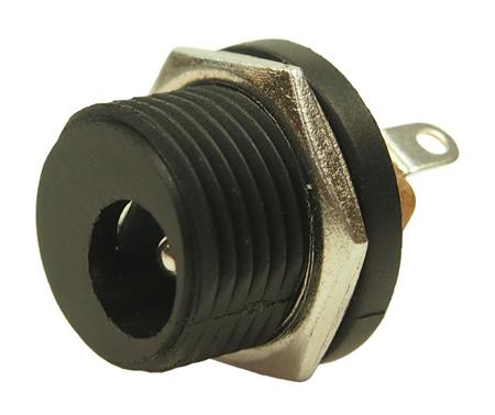 558-389 RS PRO DC Power Jack Rated At 1A, 12 V dc, Panel Mount, length 18mm, Tin