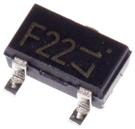 DTD123EKT146 ROHM,  NPN Digital Transistor, 500 mA 50 V 2.2 kΩ, Ratio Of 1, 3-Pin SOT-346