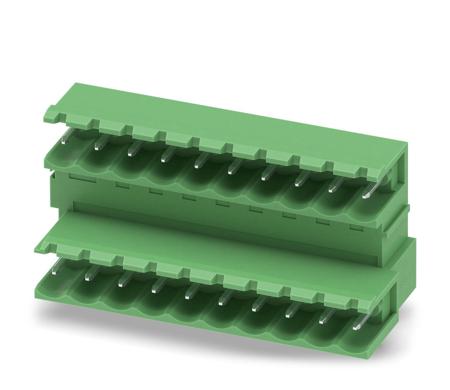 1846441 Phoenix Contact, 5.0mm Pitch, MDSTB 2.5/10-G, 10 Way, Pluggable Terminal Block, Header, Solder Termination,