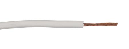256-7026 RS PRO White 1 mm² Hook Up Wire, 18 AWG, 16/0.2mm, 100m, PVC Insulation