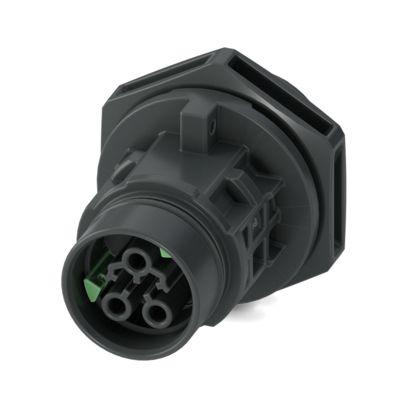 1313312 Phoenix Contact Connector, 3 Contacts, Front Mount, Socket, Female, IP66, IP68, IP69, PRC 20 Series