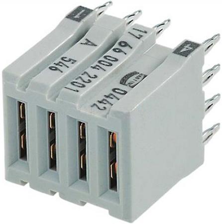 17660042201 HARTING, Har-Bus HM Power 3mm Pitch Hard Metric Backplane Connector, Female, Straight, 4 Row, 4 Way, 1766