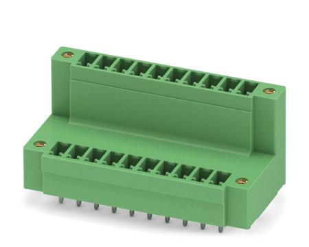1830334 Phoenix Contact, 3.81mm Pitch, MCDV 1.5/10-GF-3.81, 10 Way, Pluggable Terminal Block, Header, Solder Termination,