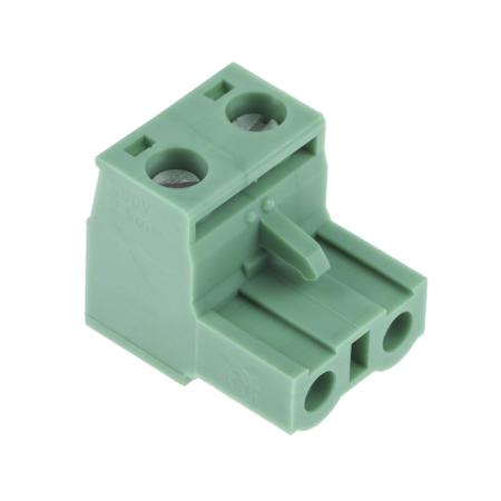 1766990 Phoenix Contact, 7.62mm Pitch, GMSTB 2.5/ 2-ST-7.62, 2 Way, , Pluggable Terminal Block, Plug, Cable Mount, Screw