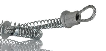 250-9131 22in Long Steel Hose Whipcheck, 1/2in Hose Size Compatibility