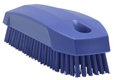 64408 Vikan Hard Bristle Purple Scrubbing Brush, 17mm bristle length, Polyester bristle material