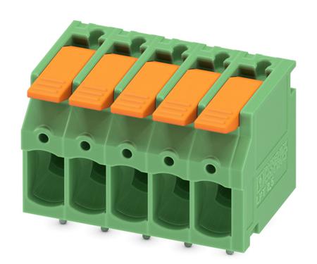 1190300 Phoenix Contact PCB Terminal Block, 5-Contact, 5mm Pitch, Through Hole Mount, 1-Row