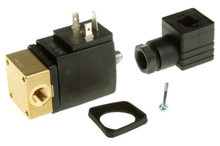 125335 Burkert Solenoid Valve , 3 Port, NC, 110 V ac 3.18 mm, 3.18 mm