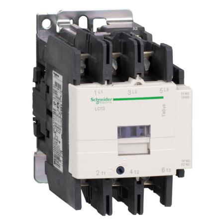 LC1D806F5 TeSys D LC1D Contactor, 3 Pole, 80 A, 1 NO + 1 NC