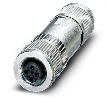 1553611 Phoenix Contact Circular Connector, 4 Contacts, Cable, M12 Connector, Socket, Female, IP67, SACC Series