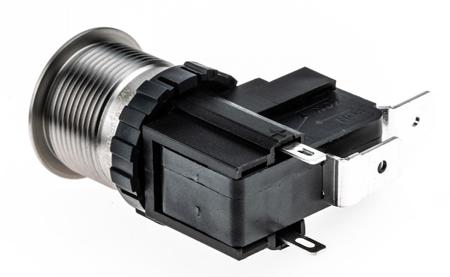 175-8022 26A SPST-NO + Momentary + Ring with Powe