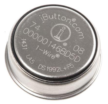 DS1922E-F5- Maxim DS1922E-F5#, iButton High-Temperature Logger with 8KB Data-Log Memory SRAM for DS1922E