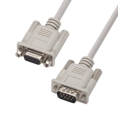 CS2N9MF-25 L-Com Male 9 Pin D-sub to Female 9 Pin D-sub Cable assembly, 25ft PVC
