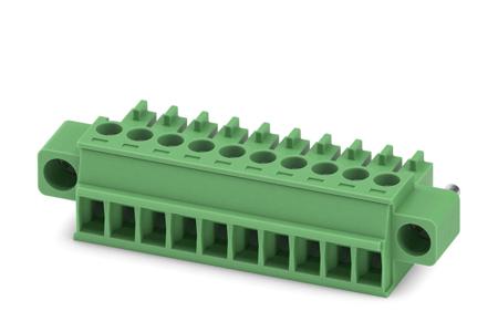 1847204 Phoenix Contact, 3.5mm Pitch, 5, 5/10-STF-3, MC 1, 10 Way, , Pluggable Terminal Block, Plug, Cable Mount, Screw
