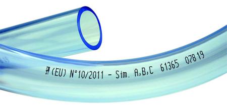 069286 TRICOFLEX SAS 25m Long Transparent Hose Pipe, Applications Food & Beverage, 6mm Inner Diam.