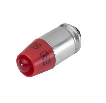 10-2J06.3146 EAO Blue LED Indicator Lamp, 6V dc, T1 3/4 MG Base, 6.1mm Diameter, 6800mcd