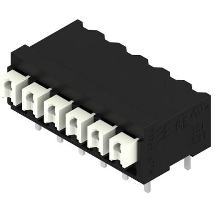 1824660000 Weidmuller LSF Series PCB Terminal Block, 6-Contact, 3.81mm Pitch, Surface Mount, 1-Row, Through Hole Termination