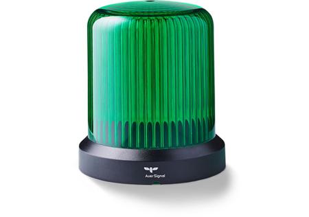 850526313 AUER Signal RDMHP Series Green Dimming, Flashing, Pulsating, Rotating, Steady, Strobe Beacon, 110-240 V ac, Horizontal,