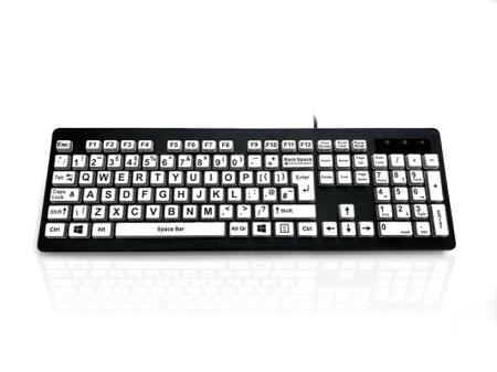 KYB-RAINBOW2-BLK Ceratech  Wired USB Keyboard, QWERTY (UK), Multi Colour