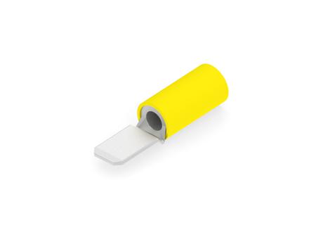 141085-2 TE Connectivity PIDG FASTON .250 Series , Yellow Insulated Crimp Tab Terminal, 4mm² to 6mm², 11AWG to 10AWG