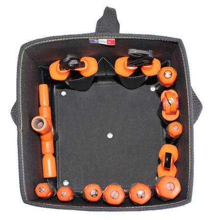 SO252825 Outils Oceans Polyethylene Tool Bag with Shoulder Strap 250mm x 250mm x 280mm