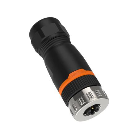 381166307 Lapp Industrial Circular Connectors, 4 Contacts, Cable Mount, M12 Connector, Socket, Female, IP67, EPIC POWER Series