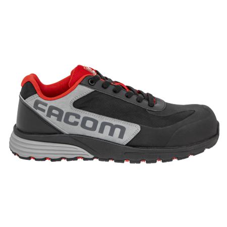 07SUZUKA2834PT43 Parade SUZUKA Unisex Black, Grey, Red Composite Toe Capped Safety Shoes, UK 9, EU 43