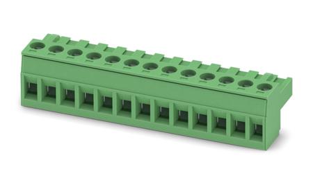 1781098 Phoenix Contact, 5.08mm Pitch, MSTBT 2.5/13-ST-5.08, 13 Way, Pluggable Terminal Block, Plug, Screw Termination,