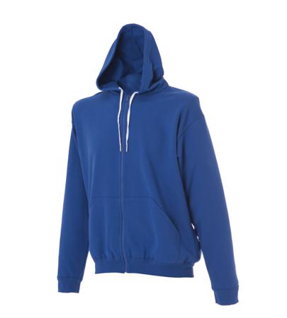 989242-S-ROYAL JRC 989242 Royal Blue 20% Polyester, 80% Cotton Sweat Shirt S