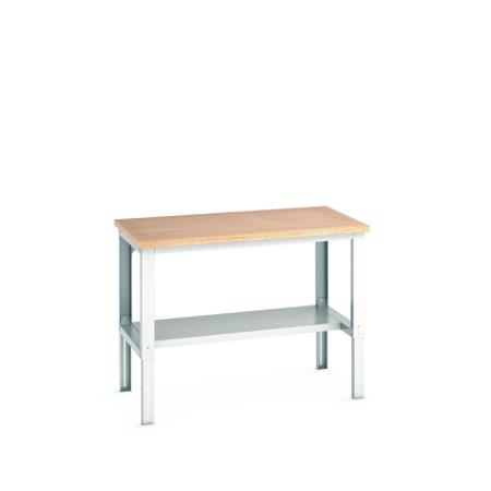 41004129-16V Bott 41004129.16V Sheet Steel Workbench, Adjustable Height, 740 → 1140mm x 900mm x 1500mm