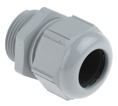 53111030 Lapp SKINTOP Series Grey Polyamide Cable Gland, M25 Thread, 8mm min., 17mm max., IP66, IP68, IP69K