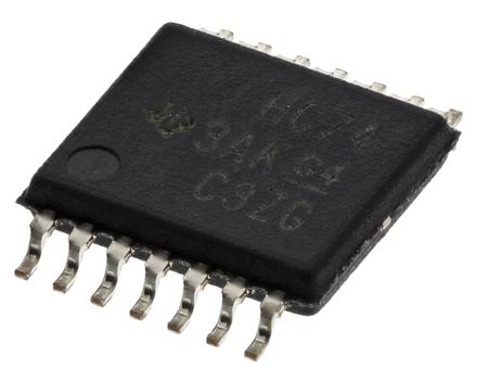 SN74HC74PWR Texas Instruments  Dual D Type Flip Flop IC, 14-Pin TSSOP