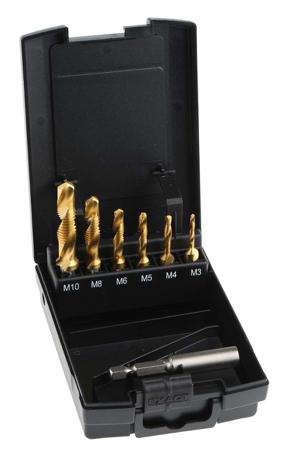 4405930 EXACT 7 Piece HSS Tap & Drill Set, M3 → M10
