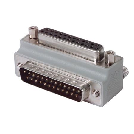 DG9025MF1 L-Com D Sub Adapter Male 25 Way D-Sub to Female 25 Way D-Sub