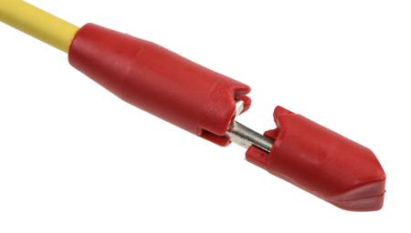 935980217 Hirschmann Test & Measurement 10A Black/Red Grabber Clip, 1kV Rating - 10mm Tip Size, 4mm Probe Socket Size