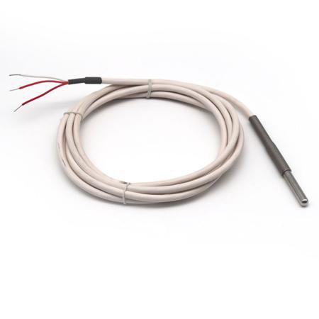 SL150PVC1-1M Prosensor PT100 Temperature Probe, 6mm Dia, 150mm Long, 3 Wire, Class A +105°C Max
