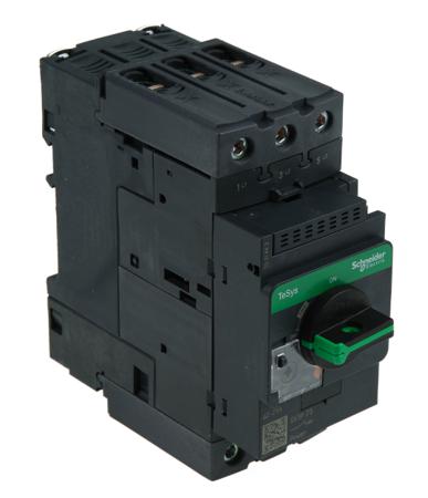 GV3P73 Schneider Electric TeSys Thermal Circuit Breaker - GV3P 3 Pole 690V ac Voltage Rating DIN Rail Mount, 73A Current Rating