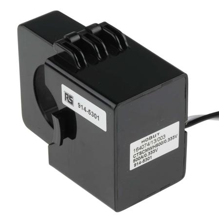 CTSCMWH500/0.333V HOBUT CTSCM Series Split Core Current Transformer, 500A Input, 333 mV Output, 35mm Bore